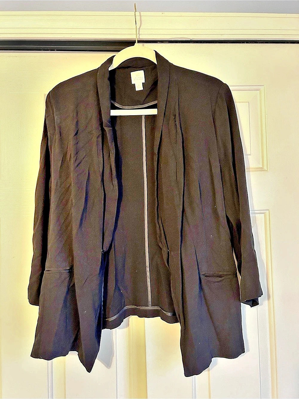 Lauren Conrad Black Cape Jacket Size 16 Like New
